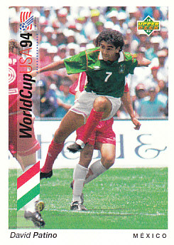 David Patino Mexico Upper Deck World Cup 1994 Preview Eng/Ger #185
